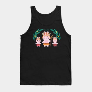 Tribal bunnies Tank Top